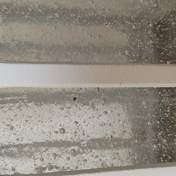 Patriot Lighting Outdoor seeded glass light fixture - Picture 3 of 6